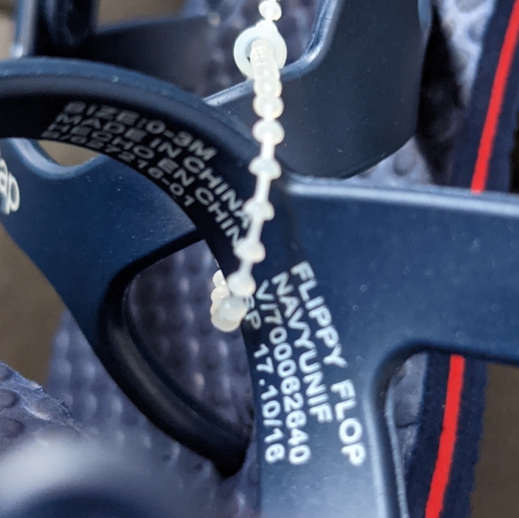 **3/$25**Baby Gap navy blue flip flops - Picture 4 of 4